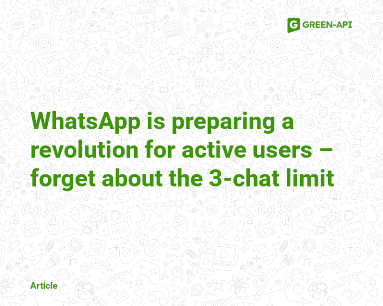 Forgot Chat Week WhatsApp is preparing a revolution for active users – forget about the ...