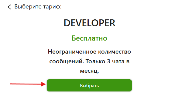 Тариф Developer
