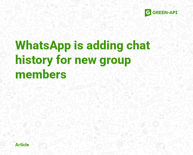 New group features in WA