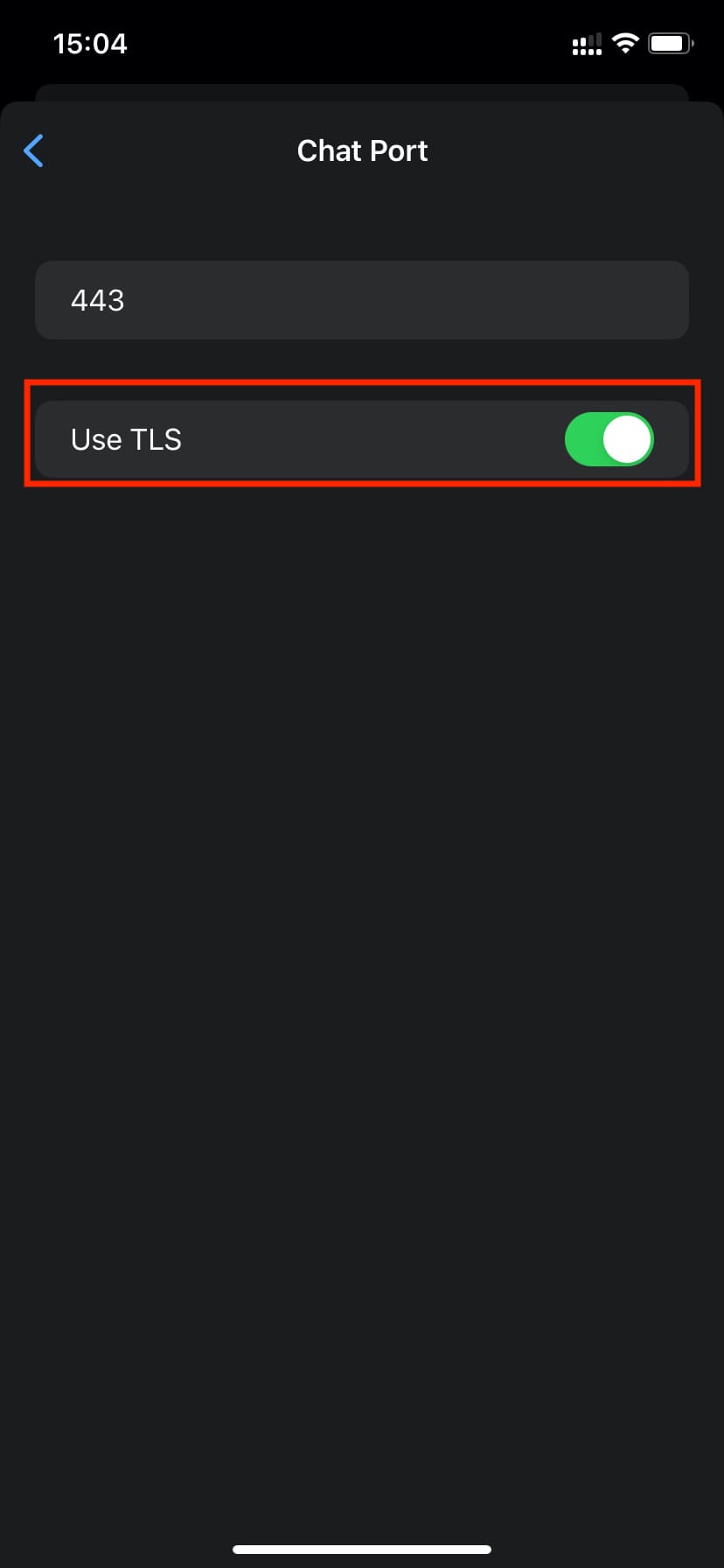 TLS activation